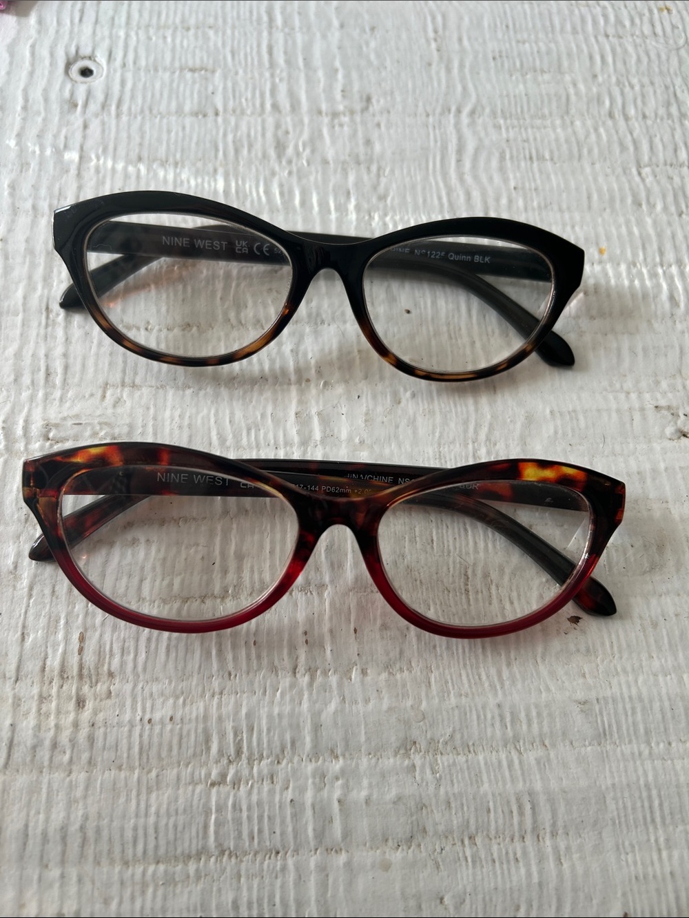 Nine West Women's Cat Eye Glasses - Black/Tortoise & Red Tortoise 2 plus